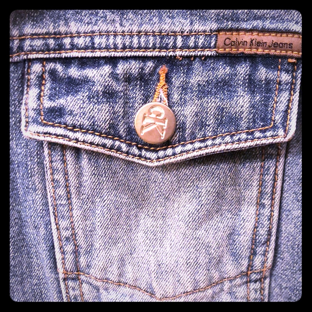 SOLD NWOT Calvin Klein Jean Jacket - Picture 5 of 8